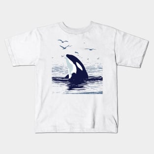 Whale Watcher Kids T-Shirt